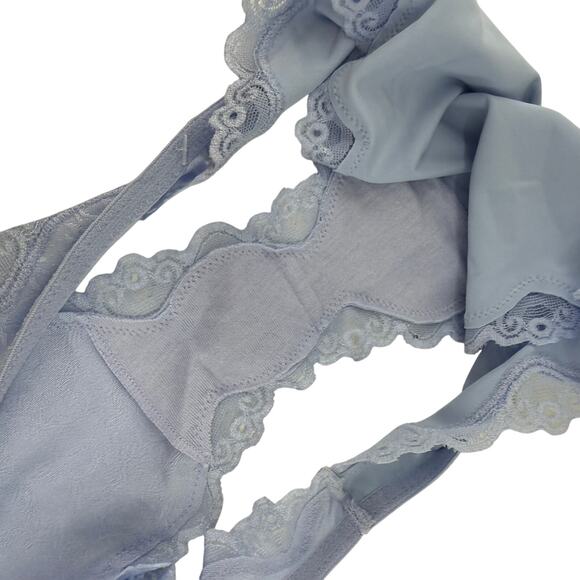 Maidenform One Fabulous Fit Bra Panty Lingerie Set Pale Blue Womens 36C/Large - Picture 9 of 11